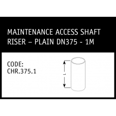 Marley Redi Civil Infrastructure Maintenance Access Shaft Riser Plain DN375-1M - CHR375.1